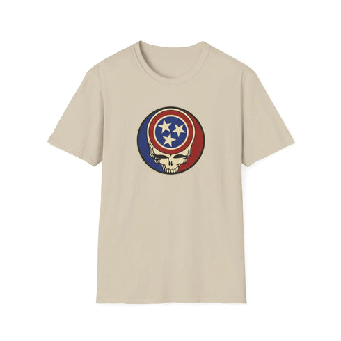 Grateful Dead - Tennessee State Flag Stealie Grateful Dead T-Shirt - StealieShop